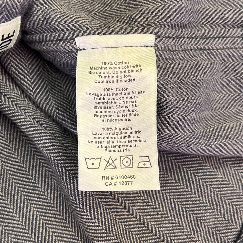 Kavu Mens Herringbone Flannel Lined Snap Down Lined Shirt Size L - Picture 10 of 13
